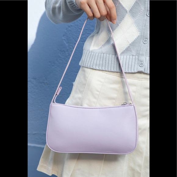 Brandy Melville faux leather purple purse - Picture 2 of 3